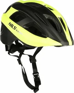 Children's helmet Nils Extreme MTV35J size S (48–53 cm) lime — bike/skate safety helmet