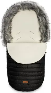 Baby sleeping bag Sensillo Elf Black / Polar 100 x 46 — Sensillo infant sleep sack 100×46 cm