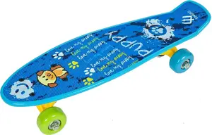 Plastic Mini Skateboard Enero Mini Puppy — Enero 1012773, compact plastic cruiser for kids