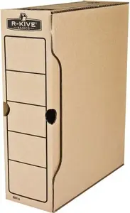 Fellowes archival storage box R-kive Basic 100 mm capacity – document box 0091601