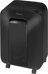 Шредер Fellowes LX200 P-4 — полосная уничтожитель бумаг для офиса, уровень защиты P-4
