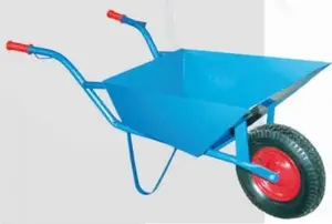 Wheelbarrow UN heavy-duty S25 with 2.5 mm steel tray and bearing