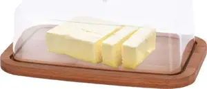 Butter dish Excellent Houseware model 170453280 – ceramic/porcelain (compact countertop storage)