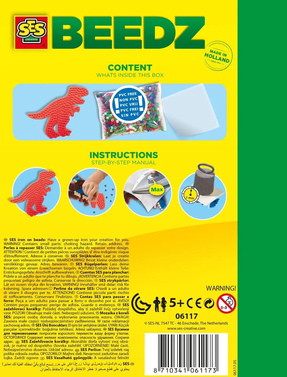 SES Creative T‑Rex sildāmo pērlīšu komplekts Photo 2