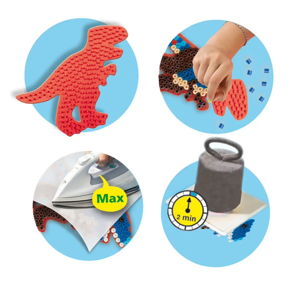 SES Creative T‑Rex sildāmo pērlīšu komplekts Photo 6
