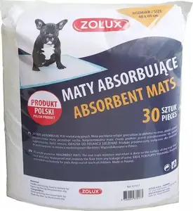 Absorbent Pads ZOLUX Maty 40 x 60 cm 30 pcs – pet hygiene absorbent mat pads