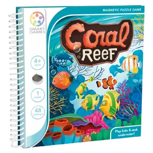 Logical board game Iuvi SmartGames Coral Reef, single-player puzzles, recommended age 4+, multicolour
