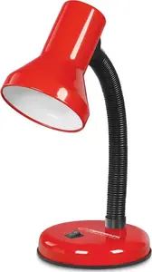 Table lamp ESPERANZA ELD108R — red desk lamp, compact LED task light
