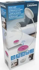 Table lamp GRUNDIG model 8711252032290PINK, pink desk lamp