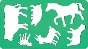 Stencil set KOH-I-NOOR Animal Template — Horse design, model 186664