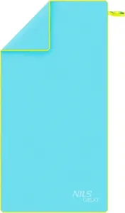 Mikrošķiedras dvielis Nils Extreme Nils Aqua NAR11 140x70 cm gaiši zils