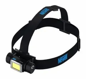 Lukturis uz galvas Newell HL1000COB USB-C — uzlādējams lukturis ar COB LED