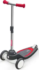 Kick scooter Qplay Mika Red model 4096 — three-wheel children's scooter, adjustable T-bar