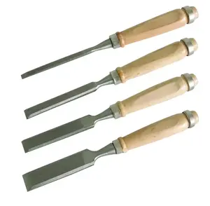 Woodworking Chisel Set MEGA 19001 — 4 pcs (6, 12, 18, 24 mm)