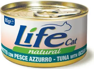Mitrs kaķu barības konservs Life Pet Care Life Cat Puszka 85 g — tuncis (Ocean Fish) 85 g