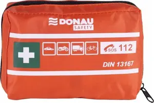 Automašīnas pirmās palīdzības komplekts No name Donau Safety DIN 13167 maisiņā