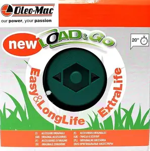 Trimmer Head Oleo-Mac Extrlife 3.0 mm 130 mm — compatible spare part OM63129015