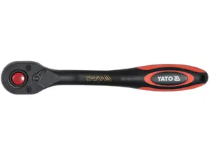 Ratchet wrench YATO YT-0295, chromium-vanadium steel, 1 ratchet head, black/red
