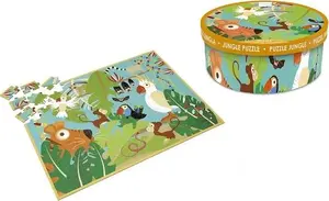 Jigsaw Puzzle Scratch Scratch — DŻUNGLA, 100 pieces, brand: Scratch