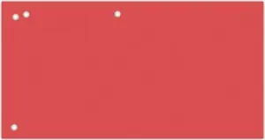 Divider Sheets office products 1/3 A4 cardboard 240×105 mm 100 pcs red