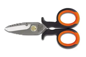 Electrician's Scissors Beta Tools 1128BSX with Sheath — cutting and wire stripping function