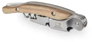 PEUGEOT Trybuszon wooden wine corkscrew Malbec — hand-held waiter-style opener