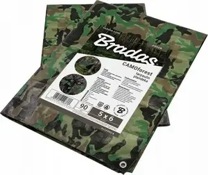 Тент BRADAS CAMOforest камуфляжный 10 x 12 м, 90 г/м²