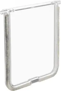 Pet door replacement flap Trixie TX-3860-20 for models 3860/3862/3863/3864/3869, 14.7 × 15.8 cm, white