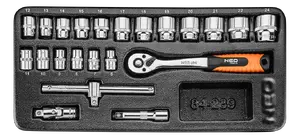 Tool insert set NEO tools 84-239 — 22 pieces toolkit insert