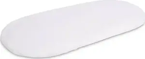 Ūdensnecaurlaidīgs ratiņu palaga Sensillo Jersey balts 35×75 cm