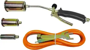 Roofing gas torch AWTools AW40494 with 3 interchangeable nozzles 25/35/50 mm
