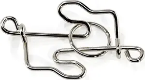 Wire Puzzle (Metal Brain Teaser) G3 Racing No. 21 – Level 1/4, single-piece metal disentanglement