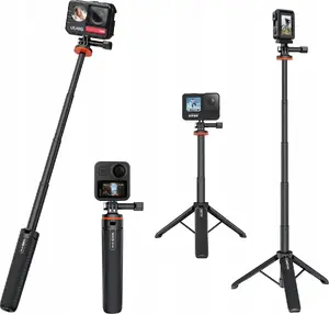 Monopods VRIG TP-08 (A0040) — 51 cm rokturis GoPro, SJCAM, Xiaomi, DJI, Insta360
