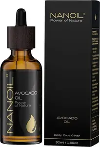 Aguakado eļļa matiem un ķermenim 50 ml, Nanoil — eļļa matu un ādas kopšanai