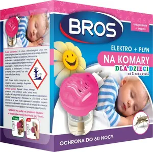 Insect repellent liquid for children from 1 year – BROS Elektro + refill