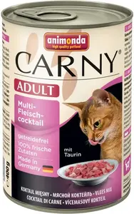 Влажный корм для кошек Animonda CARNY Mix mięsny 400 г, полнорационный для взрослых