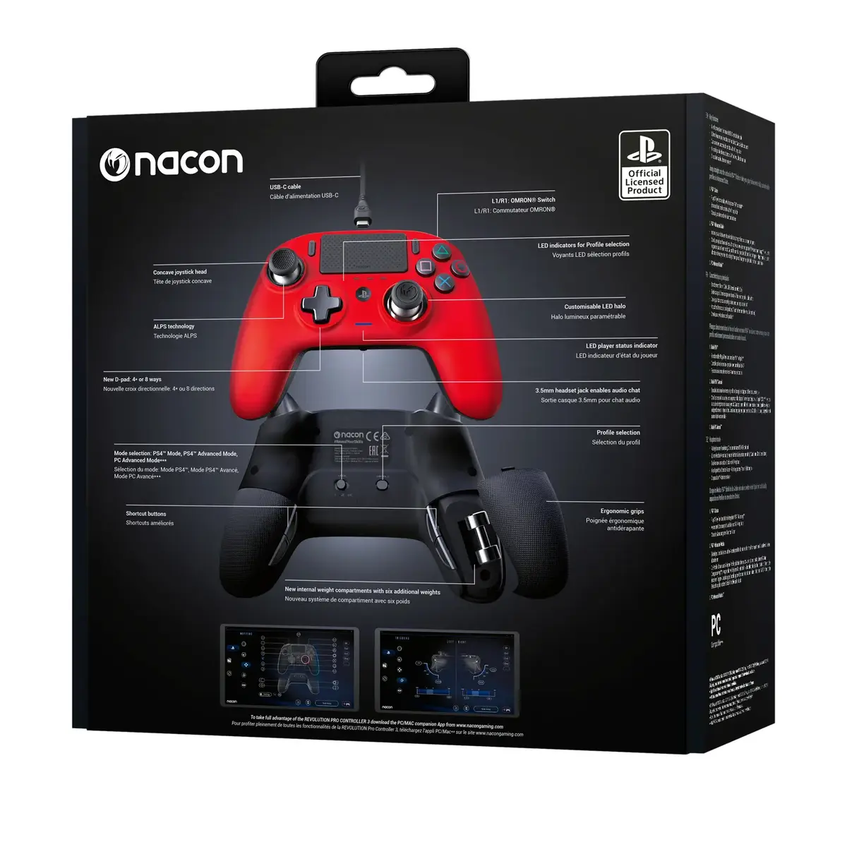 NACON Revolution Pro Controller 3 Red геймпад Photo 20