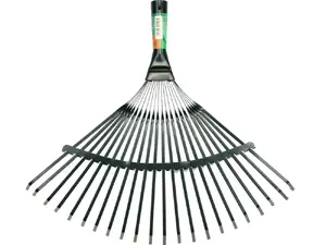 Грабли Flo 99401 – садовые грабли, 1 шт., стальные зубья, ручной инструмент