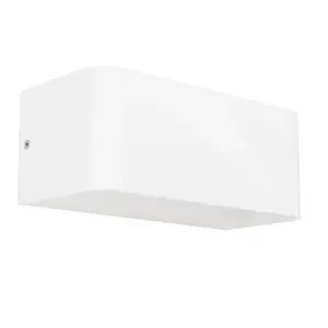 EGLO SANIA-Z Rectangular LED Outdoor Wall Light 10 W White IP55 6500 K 1180 lm