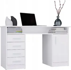 Rakstāmgaldiņš InMondo M-MP-B-ADA-126-BIA — balts 125 x 55 cm