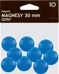 Magnet pins Grand Magnes 30 mm blue, pack of 10