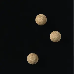 Magnetic pins for glass boards NAGA 20320 — oak finish, ball shape, set of 3