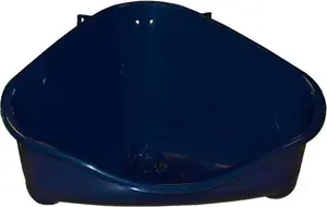 Yarro International litter tray for cage, plastic pet litter box, blue