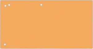 Divider tabs Office Products 1/3 A4 cardboard 240×105 mm 100 pcs orange