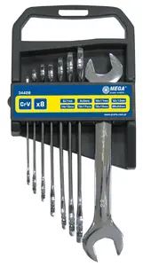 Set of MEGA Combination Wrenches 8 pcs 6–22 mm model 34428