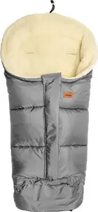 Детский спальник Sensillo Combi 3 в 1 Шерсть GREY — трансформируемый спальный мешок