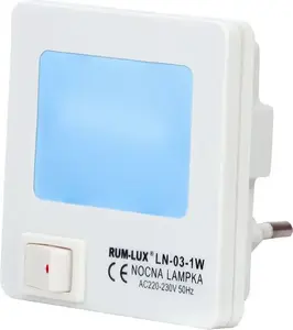 Plug-in Night Light Rum-Lux LN-03 LED — compact LED socket lamp for low-light illumination