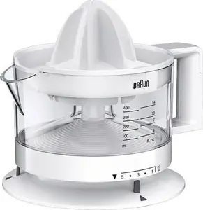 Citrus Juicer BRAUN CJ3000 — Electric citrus press, compact model CJ3000WH