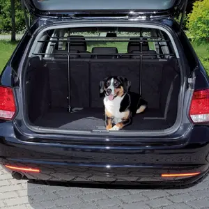 Dog car tubular barrier Trixie 1316 — pressure-mounted trunk barrier, width 1400 mm, height 1100 mm