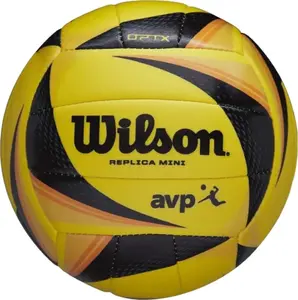 Mini volleyball Wilson OPTX AVP Replica WTH10020XB — replica mini ball, yellow